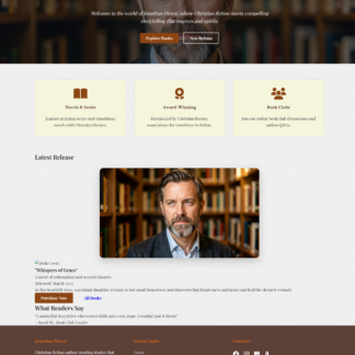 Christian Fiction Authors Theme