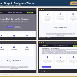 Christian Graphic Designers Theme