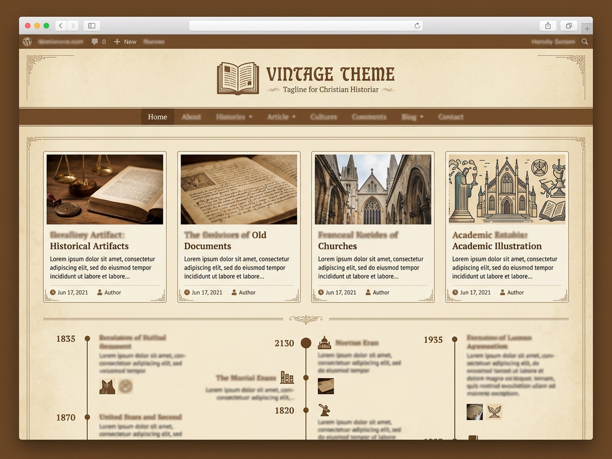 Christian Historians Theme