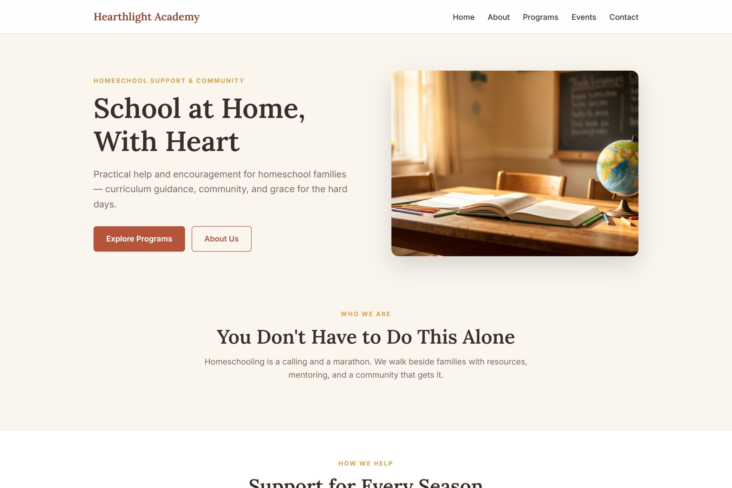Christian Homeschool Families Theme