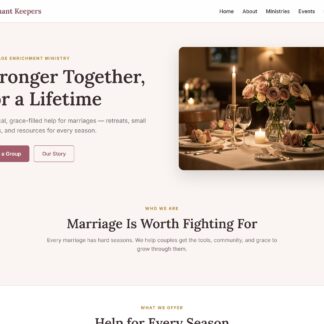 Christian Marriage Ministry Theme