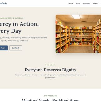 Christian Nonprofit Theme