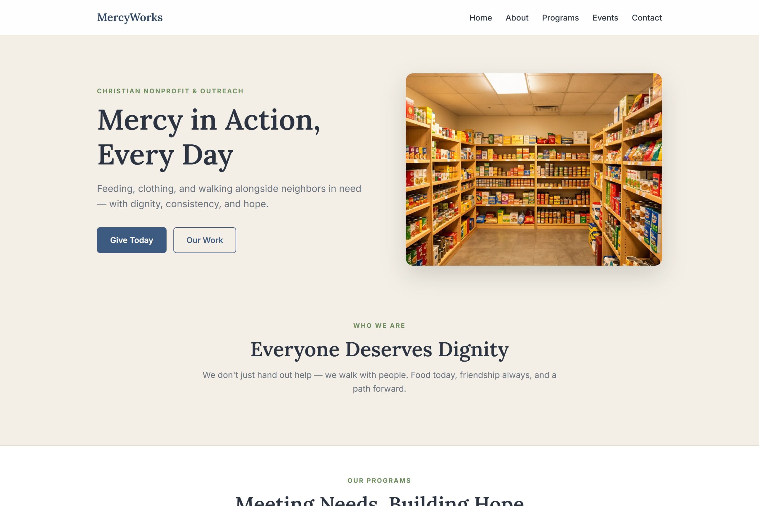 Christian Nonprofit Theme