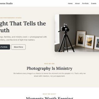 Christian Photography Theme