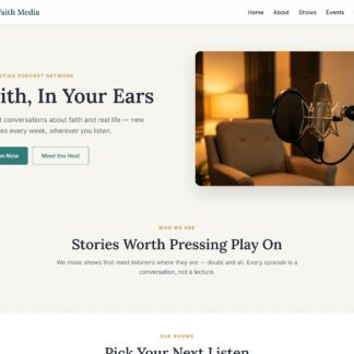 Christian Podcasters Theme