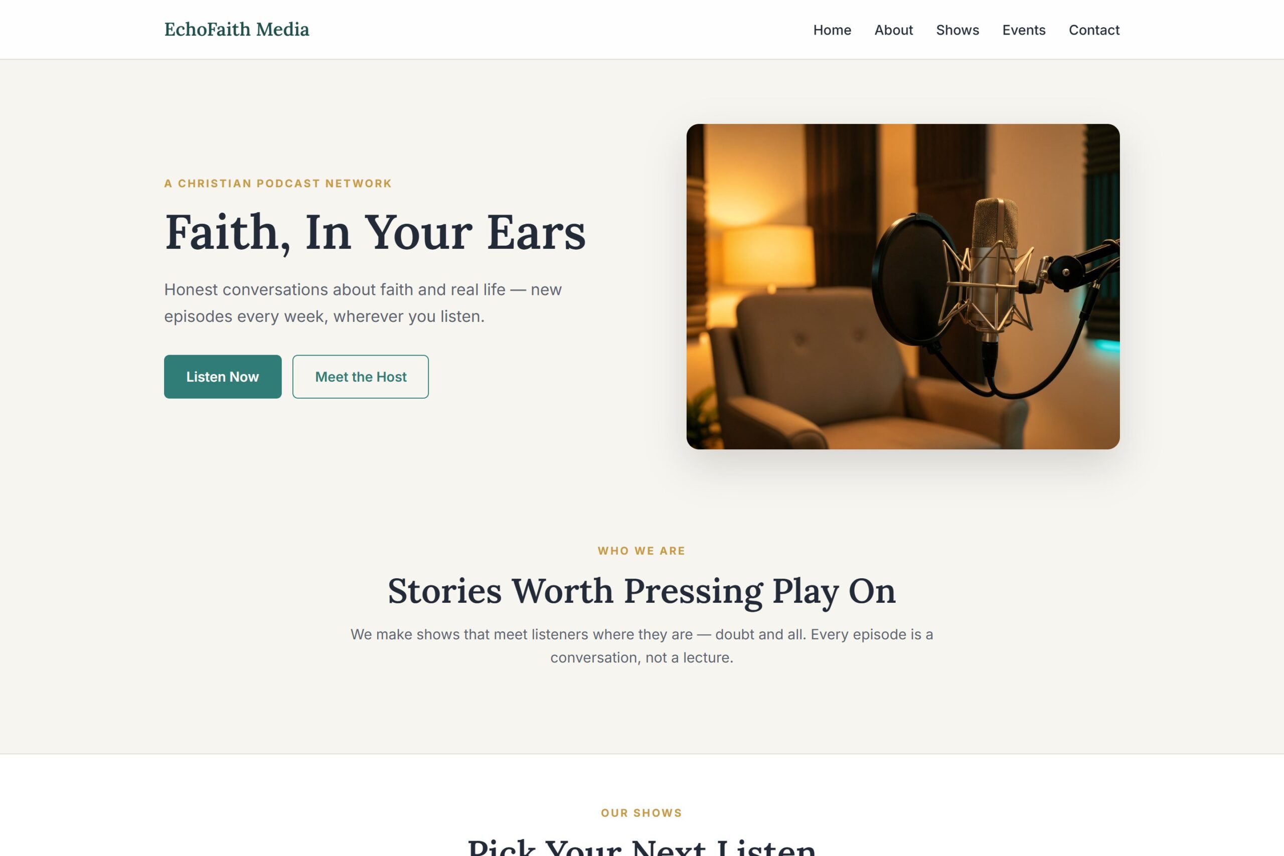 Christian Podcasters Theme