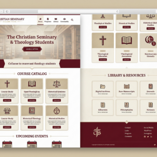 Christian Seminary Theology Students Theme