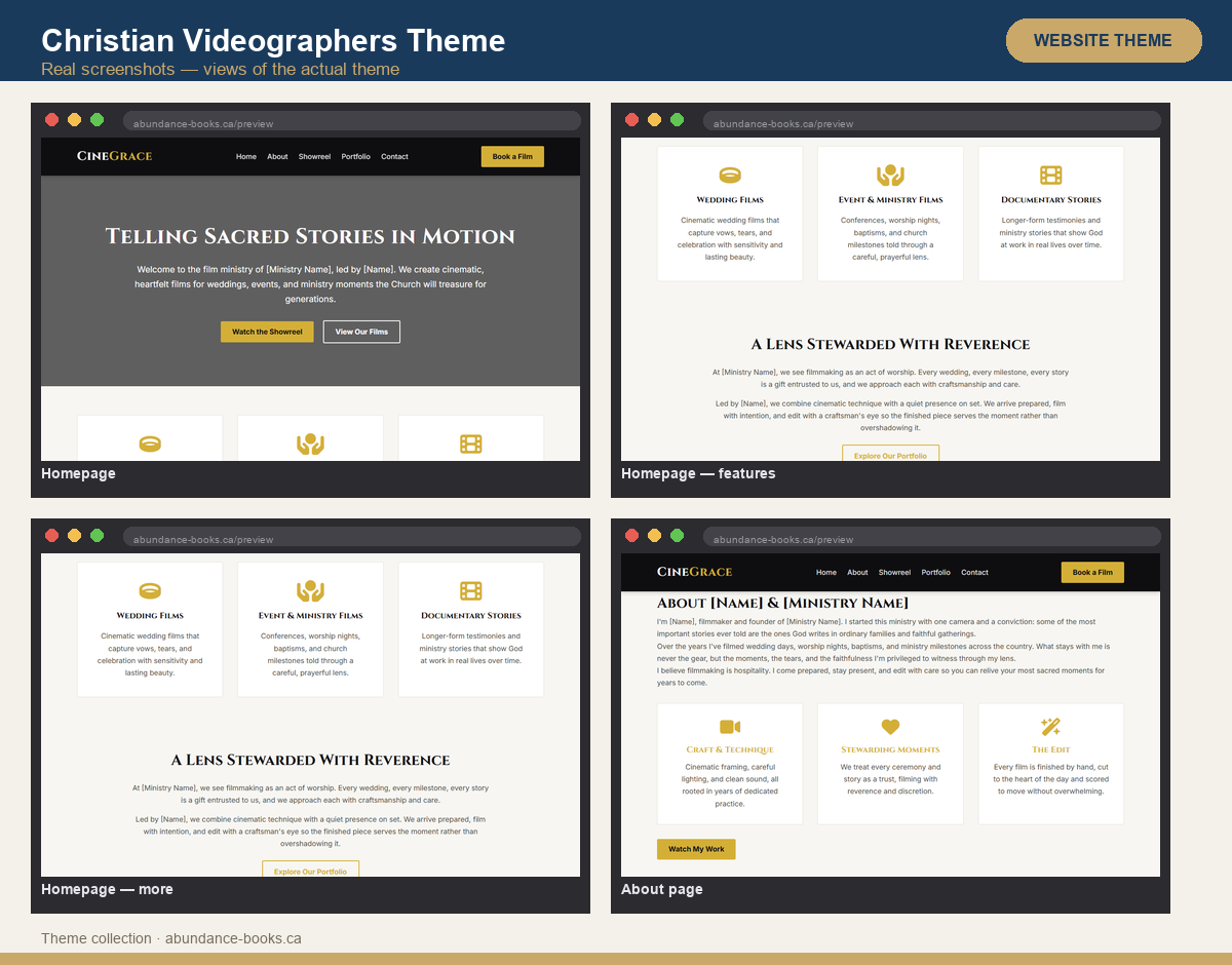 Christian Videographers Theme