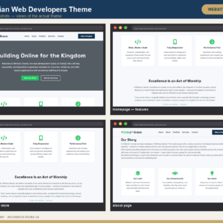 Christian Web Developers Theme