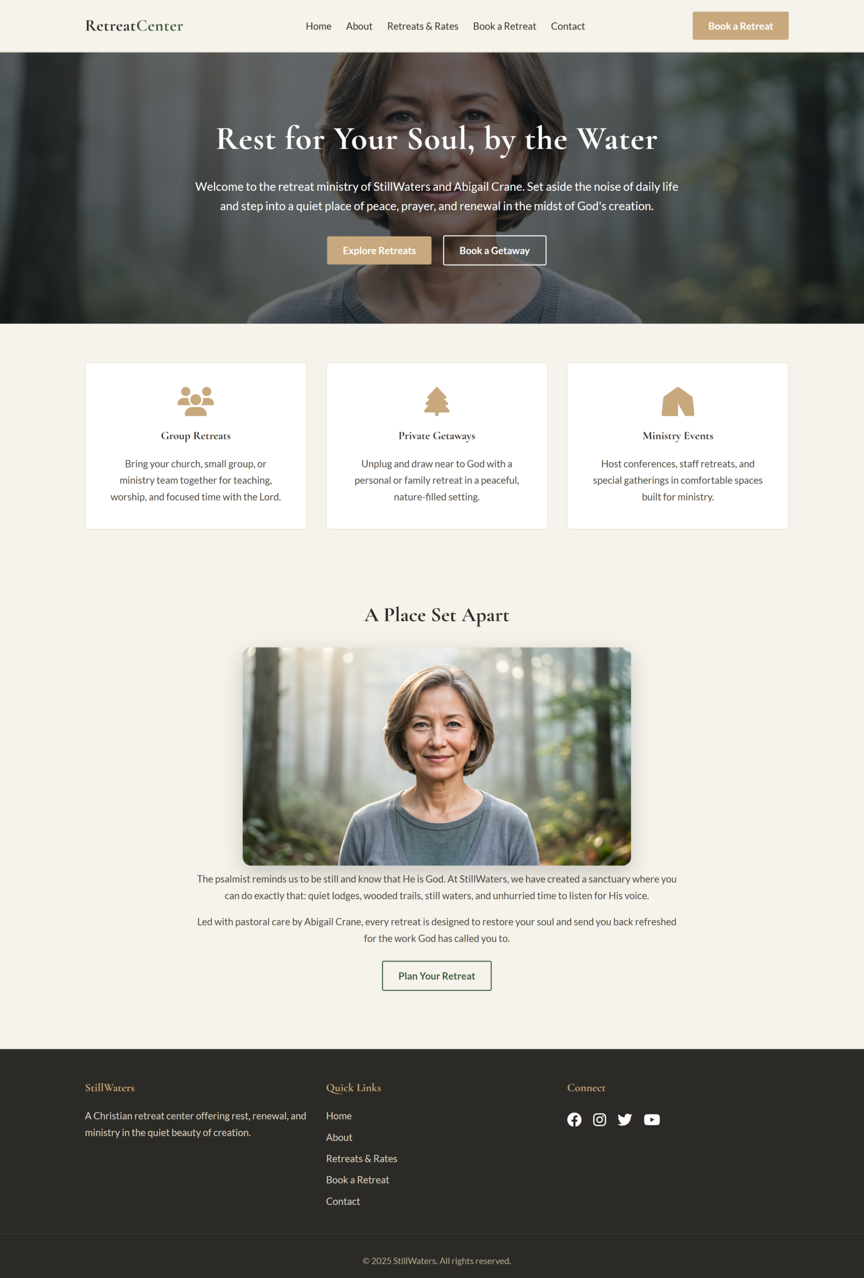 Christian Retreat Centers Theme