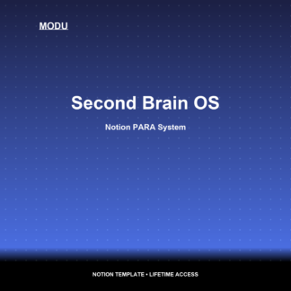 Second Brain OS — Notion PARA System