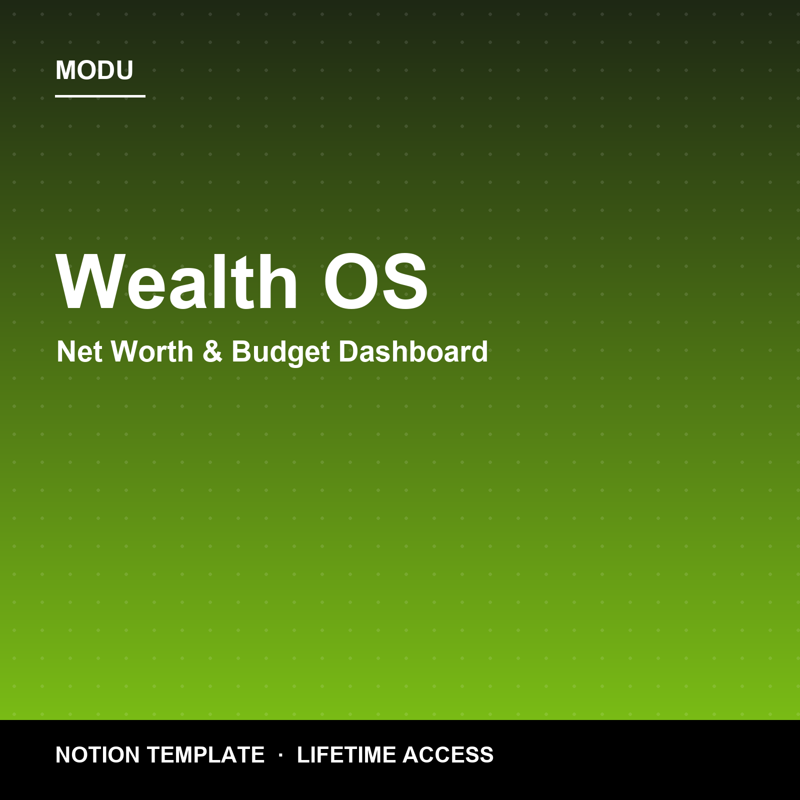 Wealth OS — Notion Net Worth & Budget Dashboard