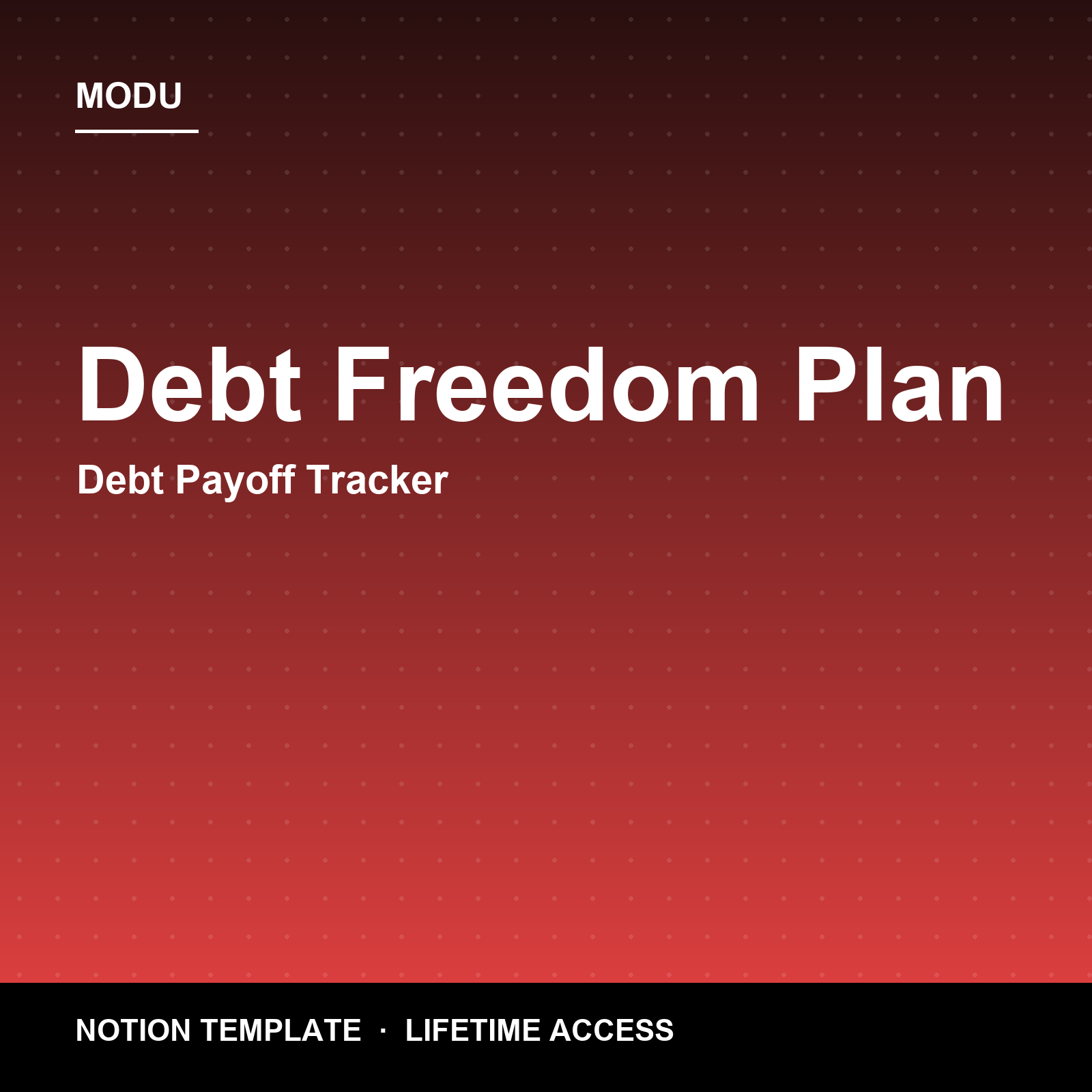 Debt Freedom Plan — Notion Debt Payoff Tracker
