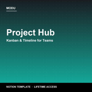 Project Hub — Notion Kanban & Timeline for Teams