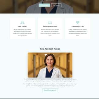Christian Healthcare Workers Ministry Theme