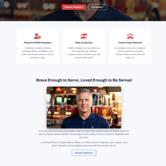Christian First Responders Ministry Theme