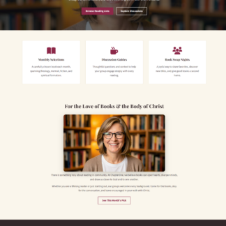 Christian Book Clubs Theme