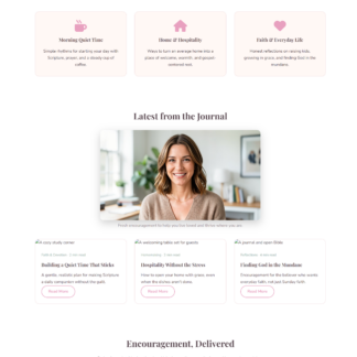 Christian Lifestyle Bloggers Theme